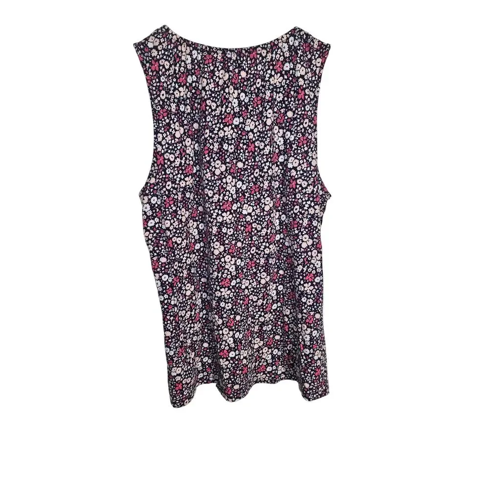 Michael Kors Floral Tank Top Womens Size M